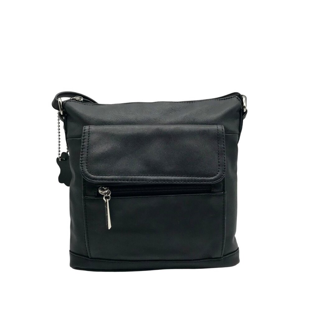 Giani Bernini Black Venice Nappa Crossbody Bag